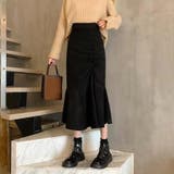 ブラック | マーメイドスカート タイトスカート コーデュロイ | Beststore