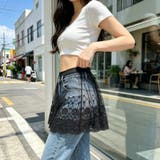 ブラック | レース オーバースカート ミニ | Beststore