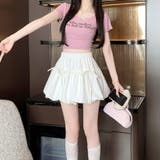 リボン付き バブルバルーンスカート ミニスカート 裏地パンツ付き | Beststore | 詳細画像5