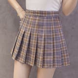 チェックイエロー | レディースファッション通販プリーツミニスカートパンツ付き女子 高校生 | Beststore