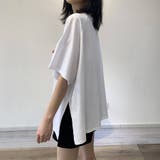 ベーシック白tシャツ ゆったりシルエット カットソー | Beststore | 詳細画像3 