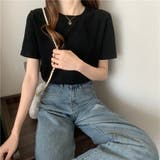 カラーtシャツ ベーシックTシャツ VネックTシャツ | Beststore | 詳細画像5