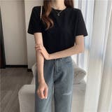 ブラック | カラーtシャツ ベーシックTシャツ VネックTシャツ | Beststore