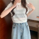 透け感 カットソー 半袖 | Beststore | 詳細画像4 