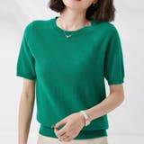 トップス ニットソー半袖 クルーネックニットソー | Beststore | 詳細画像6