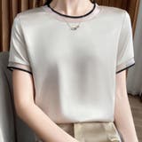 トップス 半袖 マットサテン | Beststore | 詳細画像12