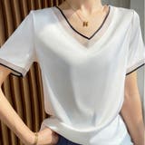 トップス 半袖 マットサテン | Beststore | 詳細画像3