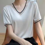トップス 半袖 マットサテン | Beststore | 詳細画像6