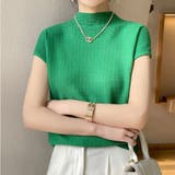 トップス フレンチスリーブ ニット | Beststore | 詳細画像1