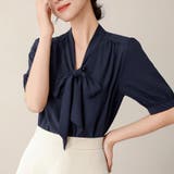 ボウタイリボンブラウス トップス シャツ | Beststore | 詳細画像12 