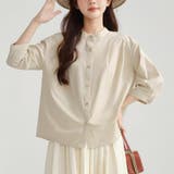 バンドカラー シャツ ブラウス | Beststore | 詳細画像15