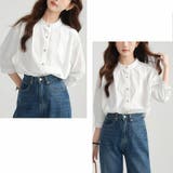 バンドカラー シャツ ブラウス | Beststore | 詳細画像23