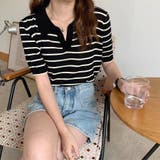 tシャツトップス ポロシャツ Vネック | Beststore | 詳細画像2