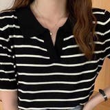 tシャツトップス ポロシャツ Vネック | Beststore | 詳細画像7