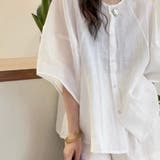 ナチュラル 無地 トップス シャツブラウス レディース | Beststore | 詳細画像10