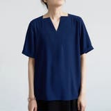 キーネック 半袖 シャツブラウス | Beststore | 詳細画像38