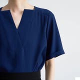 キーネック 半袖 シャツブラウス | Beststore | 詳細画像45