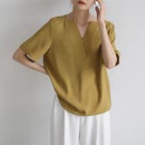 キーネック 半袖 シャツブラウス | Beststore | 詳細画像52
