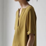 キーネック 半袖 シャツブラウス | Beststore | 詳細画像59