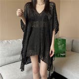 【全4色】オーバーサイズ かぎ針編み風 Vネック | Beststore | 詳細画像11