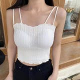 ホワイト | インナー タンクトップ レース付きレースインナーベストキャミソール | Beststore
