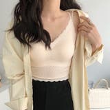 ベージュ | レース インナー タンクトップ | Beststore