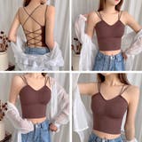 ひんやり快適な「サマーファブリック」「美背中」バッククロス レースアップ ブラト… | Beststore | 詳細画像4 