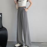 ワイドパンツ スラックスパンツ ハイウエスト | Beststore | 詳細画像11 