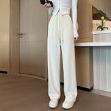 コーデュロイパンツ裏起毛レディース秋冬 ワイドパンツ冬韓国風 リブ | Beststore | 詳細画像4