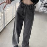 レディース デニムストレートパンツ ハイウエストジーンス | Beststore | 詳細画像10