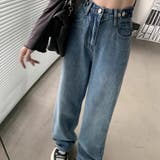 レディース デニムストレートパンツ ハイウエストジーンス | Beststore | 詳細画像11