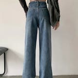 レディース デニムストレートパンツ ハイウエストジーンス | Beststore | 詳細画像12