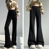スウェット フレアパンツ ワイドパンツ | Beststore | 詳細画像4