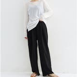 スラックス ハイウエスト ワイドパンツ | Beststore | 詳細画像7