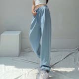 ブルー | ストリート スウェット ワイドパンツ | Beststore