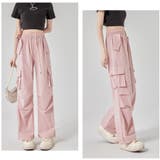 【全6色】ハイウエスト & ワイドシルエット ドローストリング カーゴパンツ | Beststore | 詳細画像18