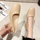 スクエアトゥ パンプス 太ヒール | Beststore | 詳細画像9