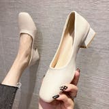 スクエアトゥ パンプス 太ヒール | Beststore | 詳細画像10