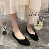 ブラック | ポインテッドトゥ パンプス フラットシューズ | Beststore