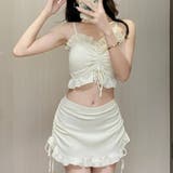 水着 フリルレースアップリボンビキニ 2点セット水着 レディース | Beststore | 詳細画像8