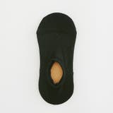 ブラック | ソックス 靴下 極浅 刺繍 パンプス ヒール シンプル | Bifrost