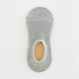 グレー | ソックス 靴下 極浅 刺繍 パンプス ヒール シンプル | Bifrost