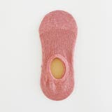 ピンク | ソックス 靴下 極浅 刺繍 パンプス ヒール シンプル | Bifrost