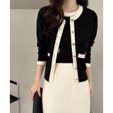 バイカラー ニットカーディガン セット | Bifrost | 詳細画像10 