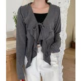 フリル ラップカーディガン | Bifrost | 詳細画像6 