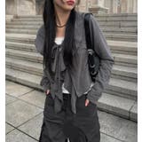 フリル ラップカーディガン | Bifrost | 詳細画像7 