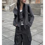 フリル ラップカーディガン | Bifrost | 詳細画像8 