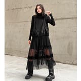 レイヤード フリル サロペットワンピース | Bifrost | 詳細画像7