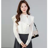 スタンドカラー アシメフリルトップス | Bifrost | 詳細画像3 