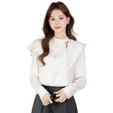 スタンドカラー アシメフリルトップス | Bifrost | 詳細画像4 